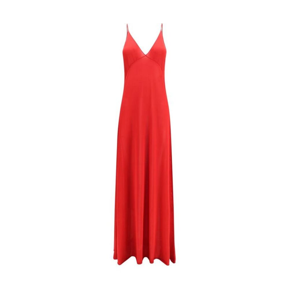 Fendi Red Silk Casual Women's Dress